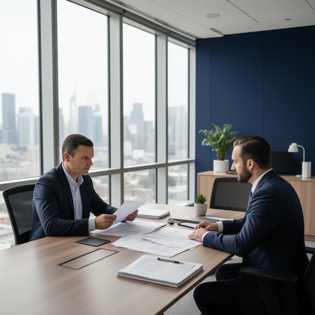 Equipe técnica revisando documentação de renovação de AVCB e CLCB