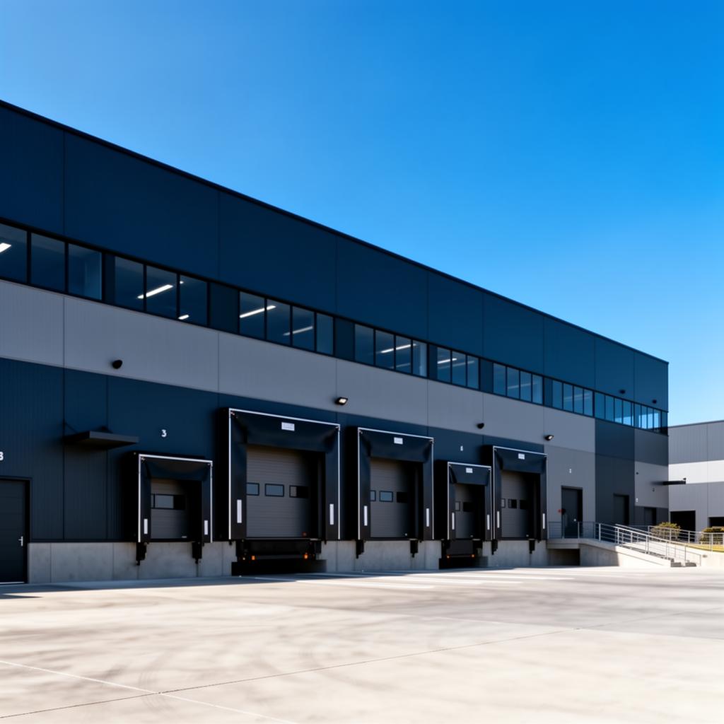 Galpão industrial moderno em processo de regularização e adequação